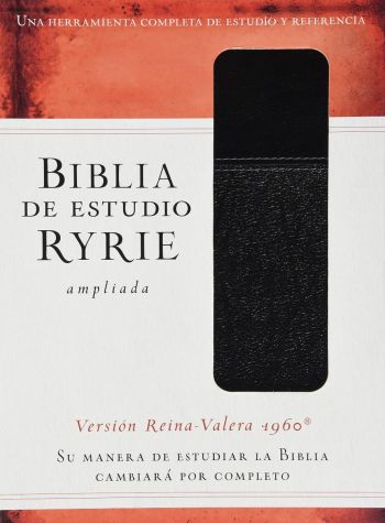 Biblia de Estudio Ryrie Ampliada: Duo-Tono Negro Con Índice