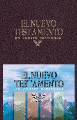 Nuevo Testamento Cuatro Versiones Tapa Dura