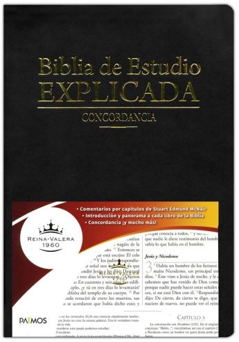 Biblia de Estudio Explicada (Piel especial negra)